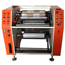 Srtetch film rewinding slitting machine